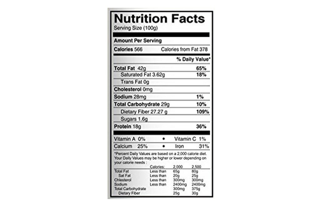 Organic Tattva Flax Seeds Pack 100 grams Reviews Nutrition